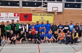 Xhamia e Bardhë në Aarburg, Kremtoi 28 Nëntorin-Dita e Flamurit Kombëtar me dy Turnire Futbolli