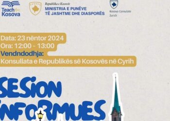 Takim Informues që të Bëheni Pjesë e Programit Fellowship-it të Teach For Kosova për një vit