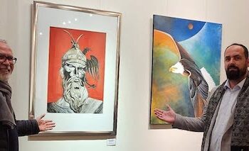 Florim Useini Vizitoi Ekspozitën e Hapur nga Shoqata “Art Plisi” me 17 Piktorë Shqiptarë