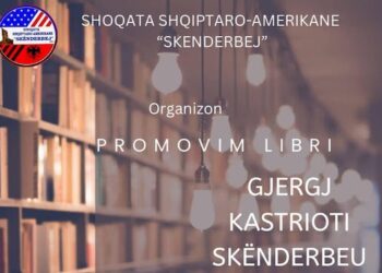 Shoqata Shqiptaro Amerikane „Skenderbej“ me datë 21.12.2024, organizon promovim libri