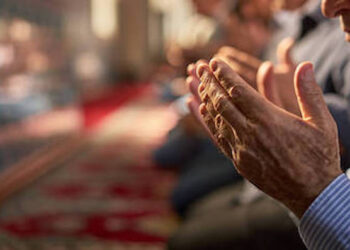 Muslim Friday mass prayer in Turkey