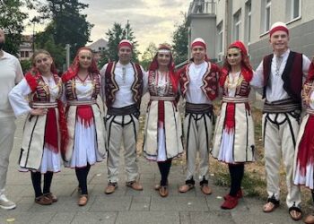 SH.K.SH “Shkëndija” në Zagreb prezantoi trashëgiminë shqiptare në Festivalin Ndërkombëtar të Folklorit në Velika Gorica