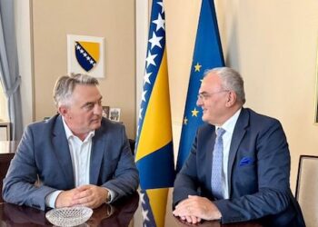 Ambasadori i Kosovës në Kroaci, Martin Berishaj, takon anëtarin e Kryesisë së Bosnjës dhe Hercegovinës