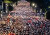 “Kam zemrën dhe gjakun shqiptar”/ Qytetarja nga Italia në protestë
