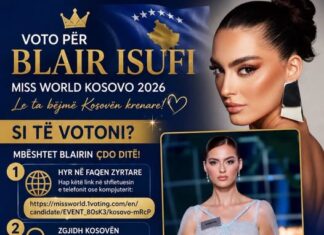 Të mbështesim Miss Blair Isufi