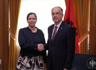 Presidenti Begaj pranon letrat kredenciale të Ambasadores së Mbretërisë së Belgjikës në Shqipëri