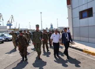 Delegacion i NATO-s vizitë në Portin e Durrësit
