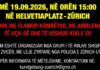 “JO NË EMRIN TIM!” – Zürichu bëhet pikëtakim i shqiptarëve më 19 shtator