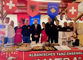 Nga sofrat shqiptare te vallet e “Vatrës”, Opfikoni bëhet arenë e kulturës shqiptare – Vigan Berisha mes tyre