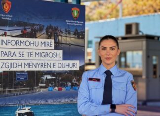 Pas gjashtë vitesh në Francë, 25-vjeçarja nga Shkodra kthehet në Shqipëri për t’iu bashkuar Policisë së Shtetit