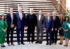 Edi Rama pret në kopshtin e Kryeministrisë përfaqësinë e Kongresit të SHBA-ve