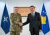 Kurti takim lamtumirës me komandantin e KFOR-it