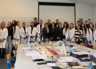 Nga teoria në praktikë: Studentët e Fakultetit Juridik në Laboratorin e Kriminalistikës