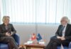 Zvicra mbështet digjitalizimin e Kosovës, ambasadorja Cattin Hennin takohet me ministrin Jagxhiu