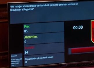 Kuvendi miraton Reformën Territoriale me 85 vota, bashkitë në Shqipëri reduktohen nga 61 në 46