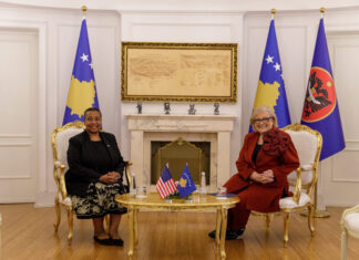 Ambasada Amerikane riafirmon bashkëpunimin me presidenten e re të Kosovës, Justina Shiroka Pula